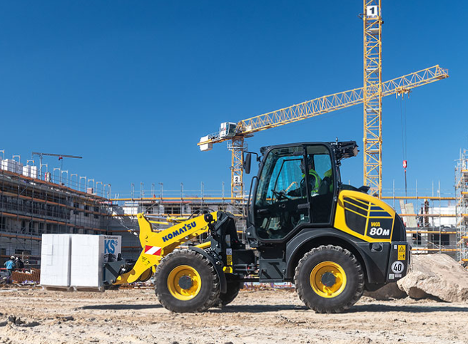 Kompaktradlader WA 80