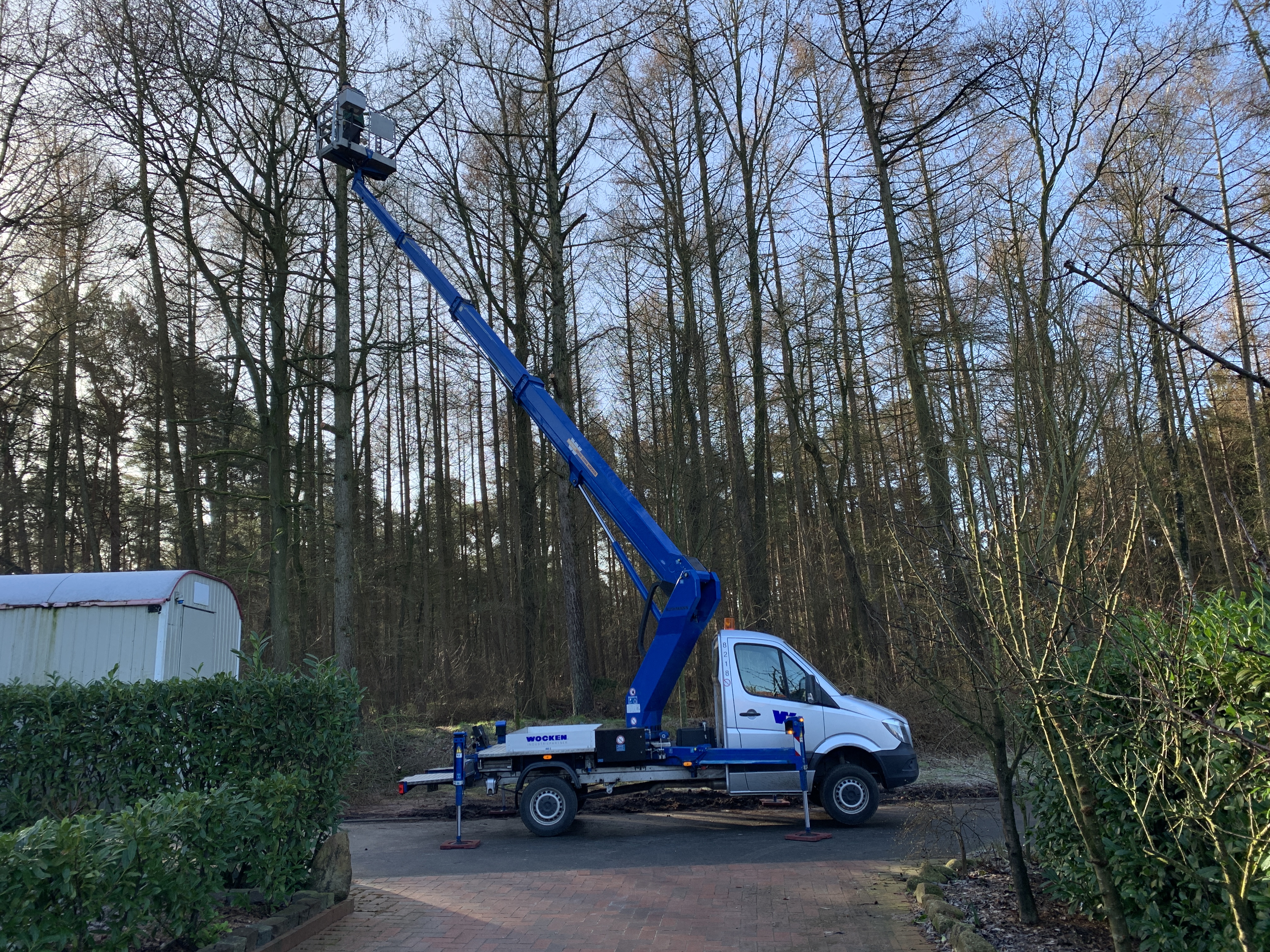 22,1 m LKW-Arbeitsbühne, Teleskop, auf 3,5 t