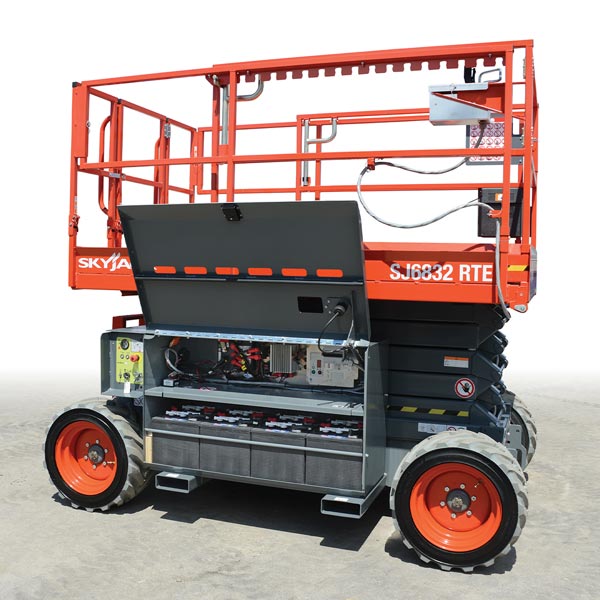 11,75 m Scherenarbeitsbühne, geländegeeignet