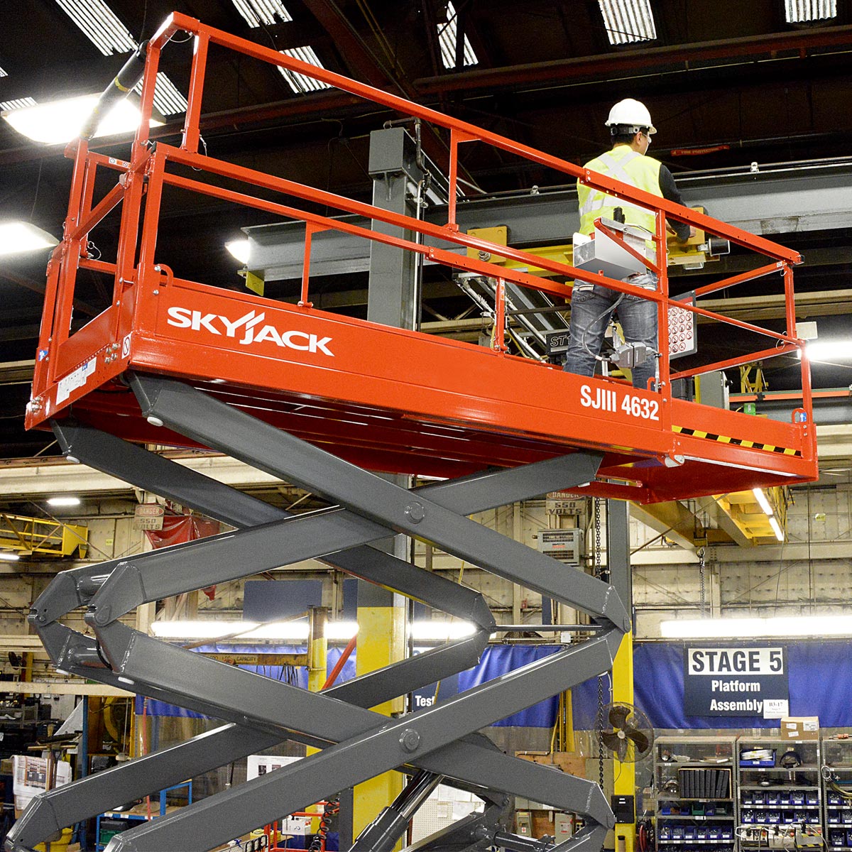 9,9 m Scherenarbeitsbühne