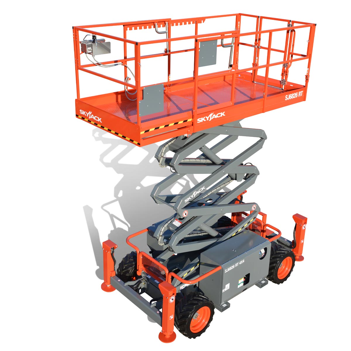  9,92 m Scherenarbeitsbühne, geländegeeignet