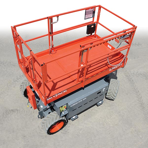 11,75 m Scherenarbeitsbühne, geländegeeignet