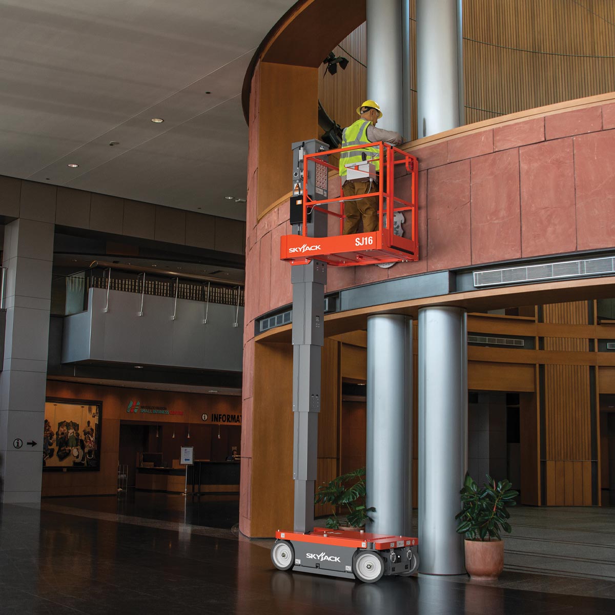 6,75 m Vertikalmast-Arbeitsbühne