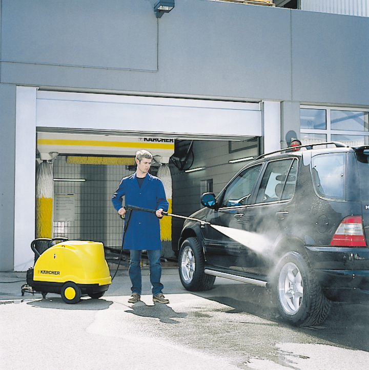 Hochdruckreiniger, Warmwasser