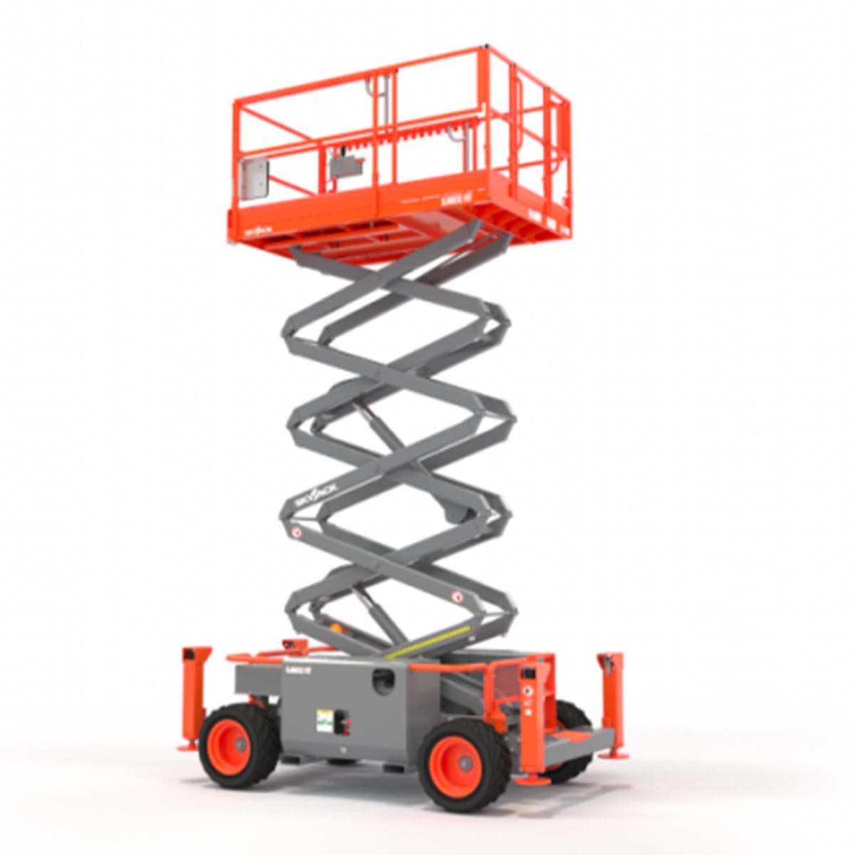 11,8 m Scherenarbeitsbühne, geländegeeignet