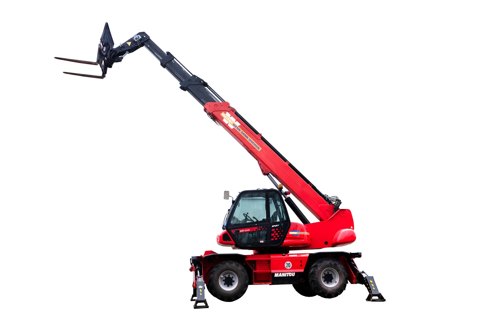 Drehbarer Teleskoplader 20m