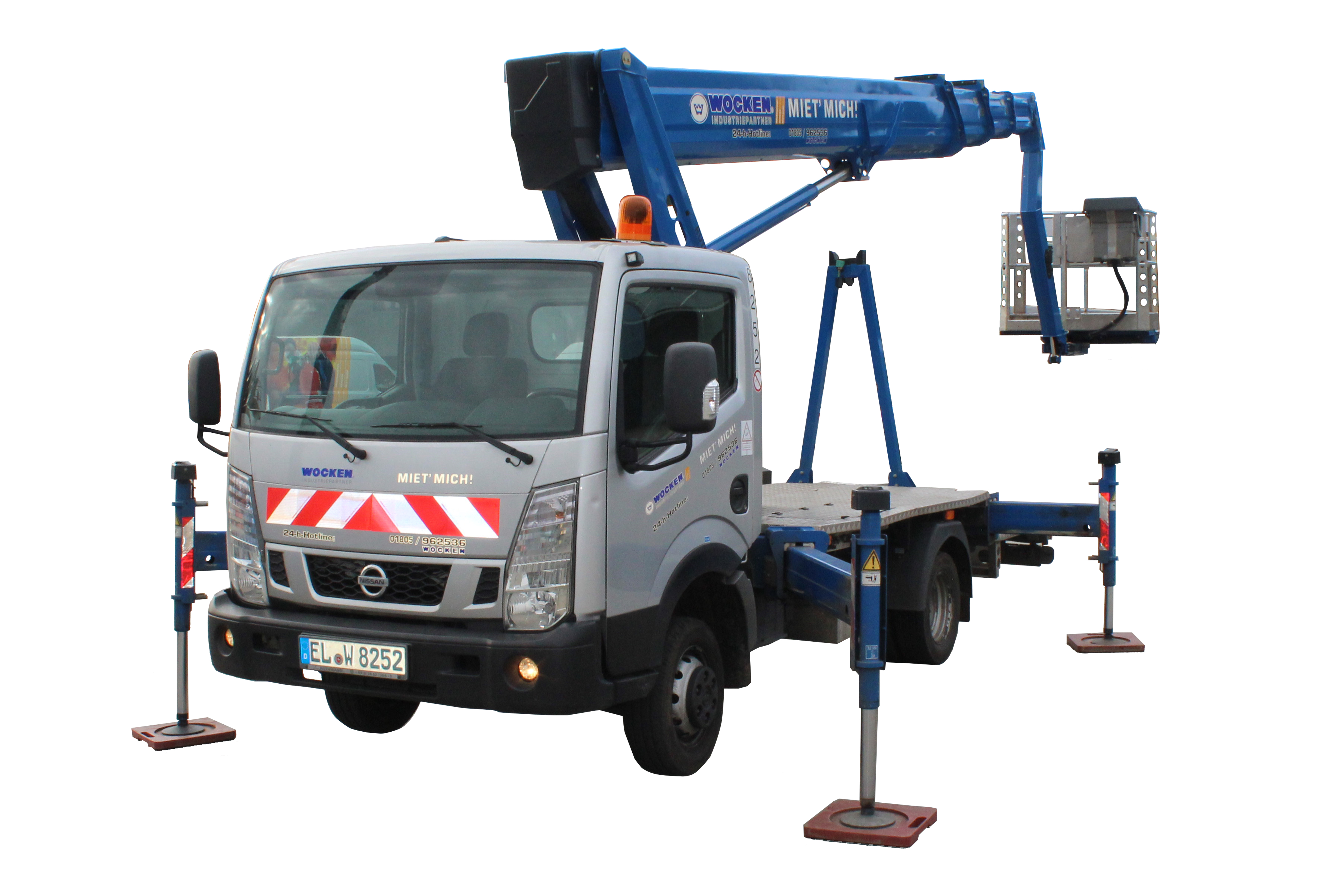 24,5 m LKW-Arbeitsbühne, Teleskop, auf 3,5 t