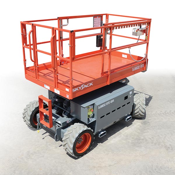 11,75 m Scherenarbeitsbühne, geländegeeignet