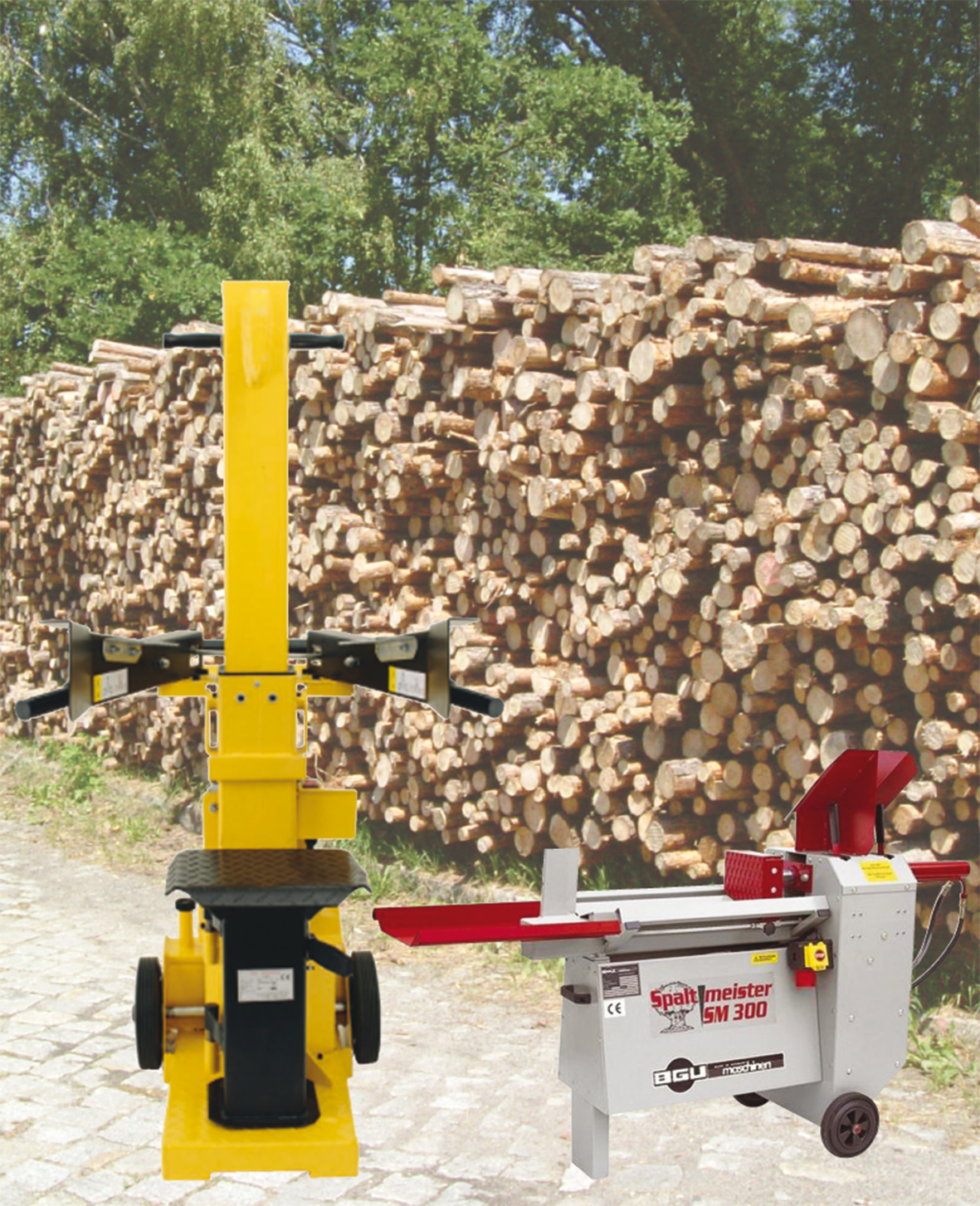 Holzspalter liegend, Typ SM 300