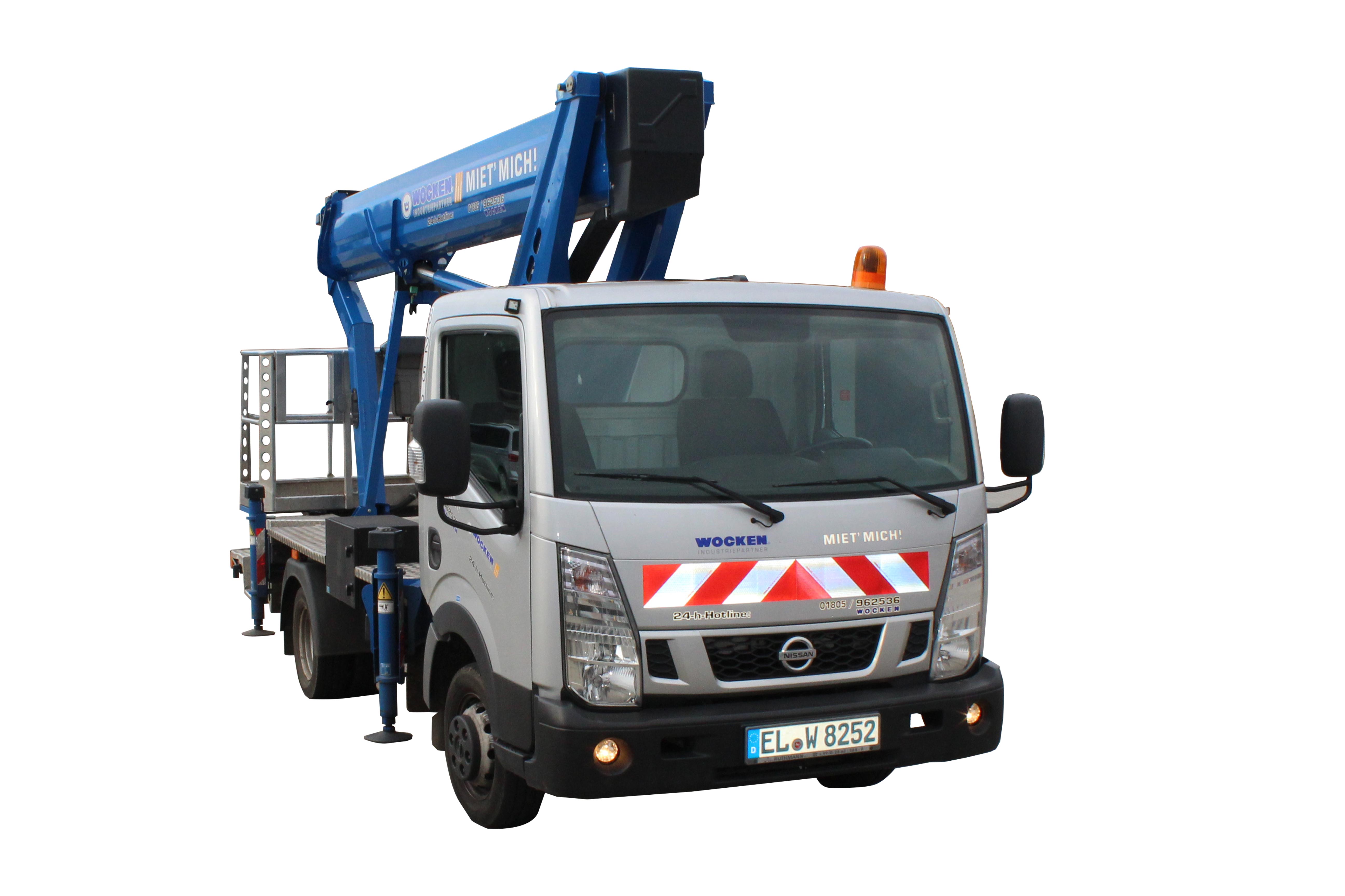 24,5 m LKW-Arbeitsbühne, Teleskop, auf 3,5 t